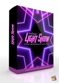 Pixel film studios prodrop light show for fcpx icon