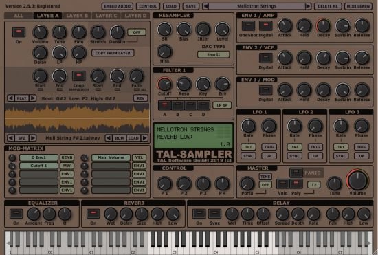 Togu Audio Line TAL-Sampler v2.6.2 Togu Audio Line TAL-Sampler