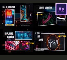 Glitch Title Slideshow